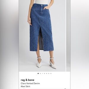 Rag & Bone denim Tweed Skirt